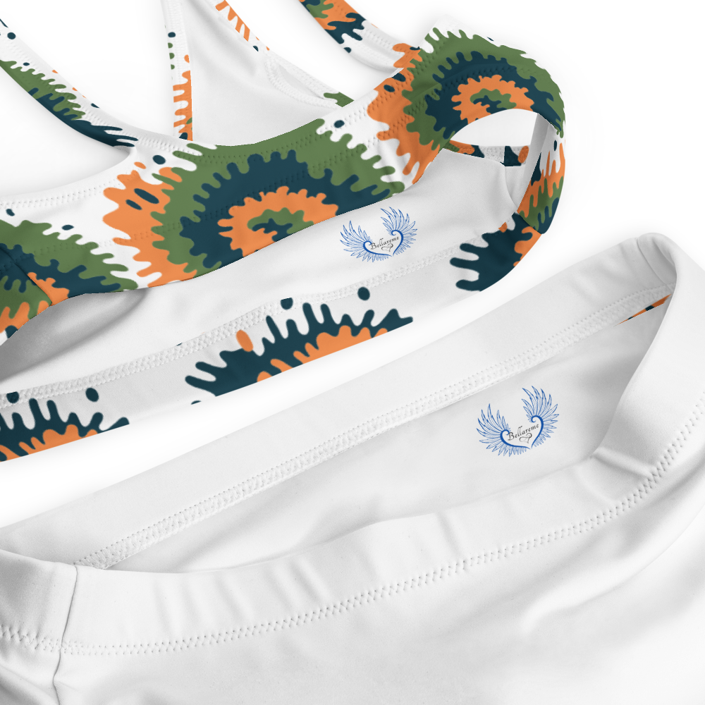 White Retro high-waisted bikini - BELLAREME