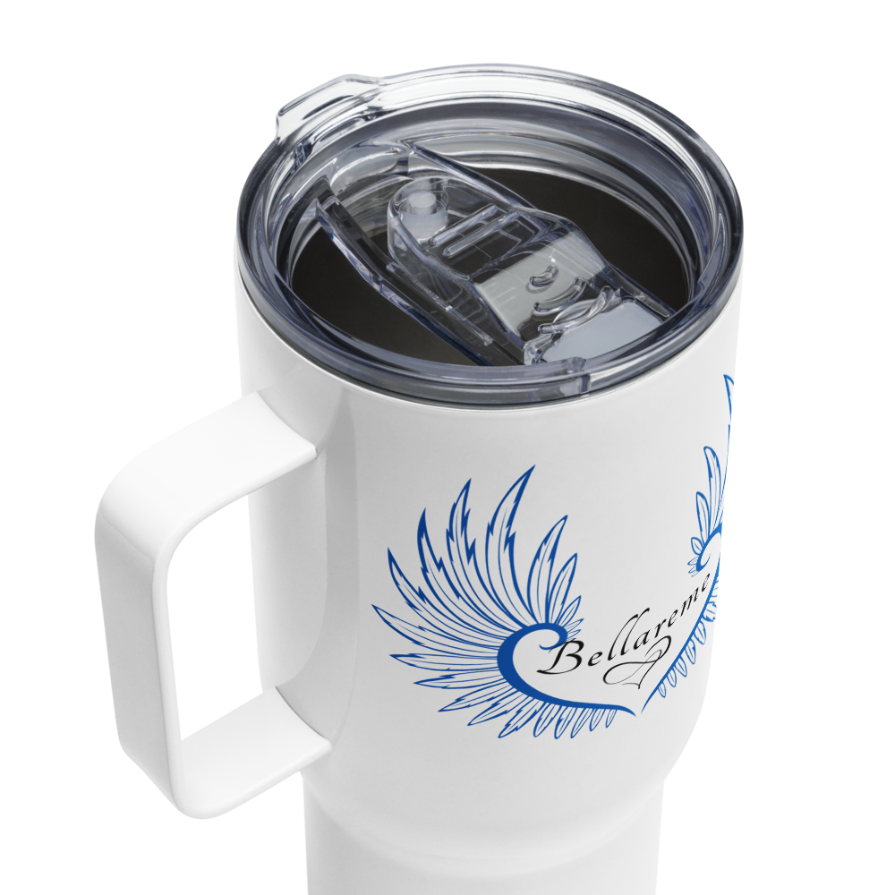 Branded Travel mug with a handle