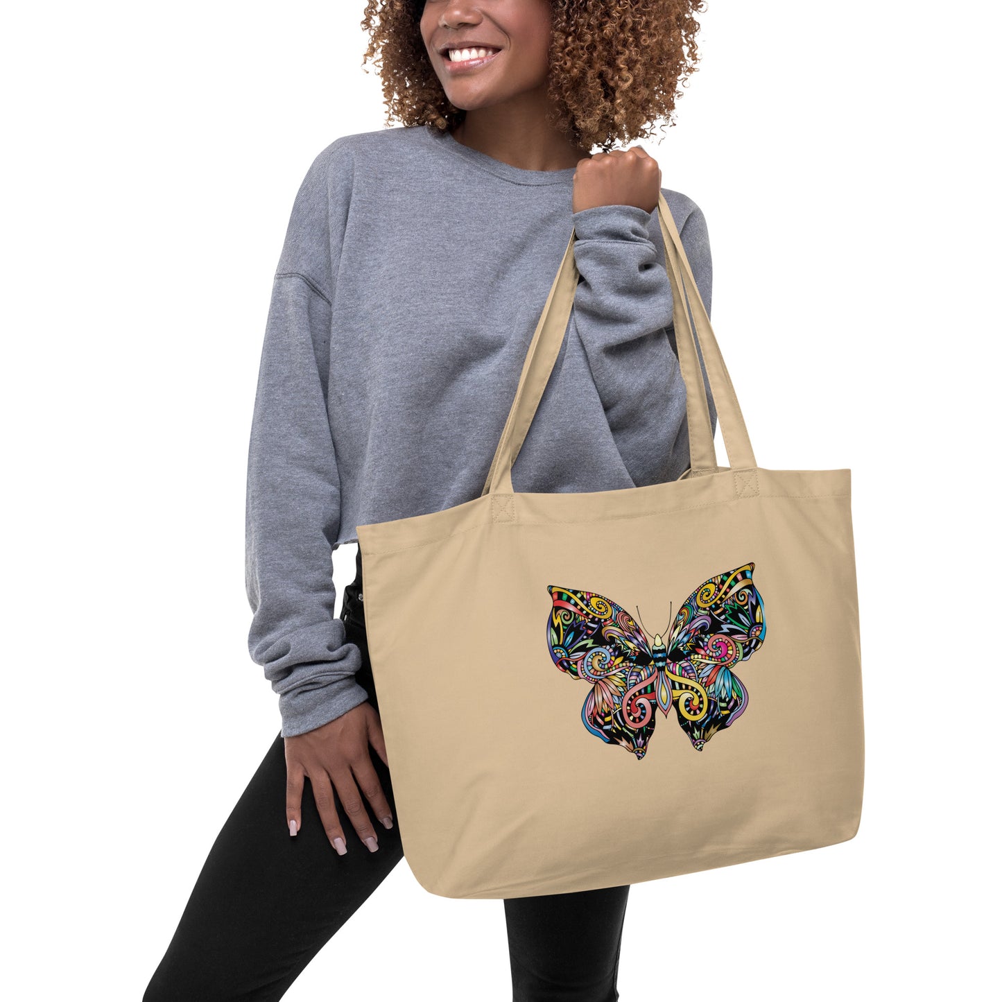 Large organic tote bag - BELLAREME