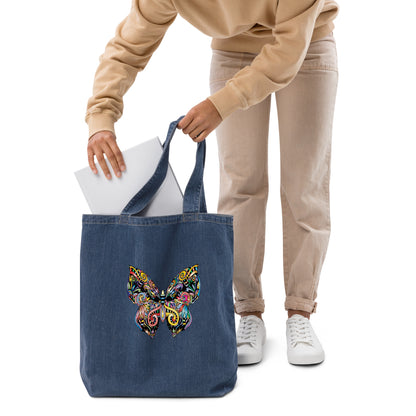 Organic Denim Tote Bag - BELLAREME
